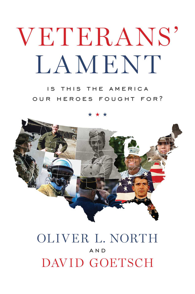 Veterans' Lament: Is This the America Our Heroes Fought For? book cover by Oliver L. North, David Goetsch