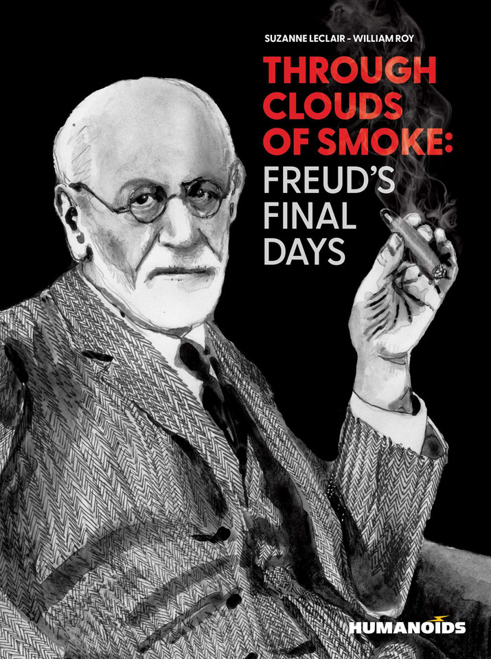 Through Clouds of Smoke: Freud's Final Days book cover by Suzanne Leclair