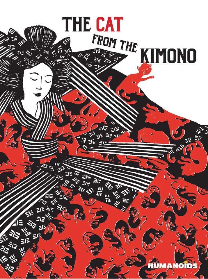 The Cat from the Kimono book cover by Nancy Peña