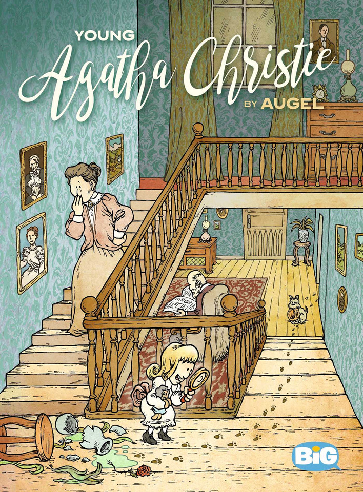 Young Agatha Christie book cover by William Augel