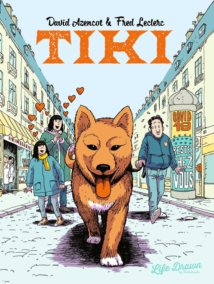 Tiki: A Very Ruff Year book cover by David Azencot, Fred Leclerc