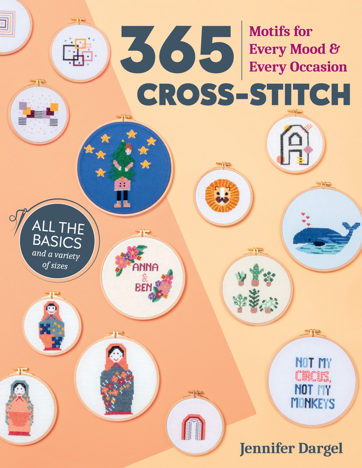 365 Cross-Stitch: Motifs for Every Mood & Every Occasion book cover by Jennifer Dargel