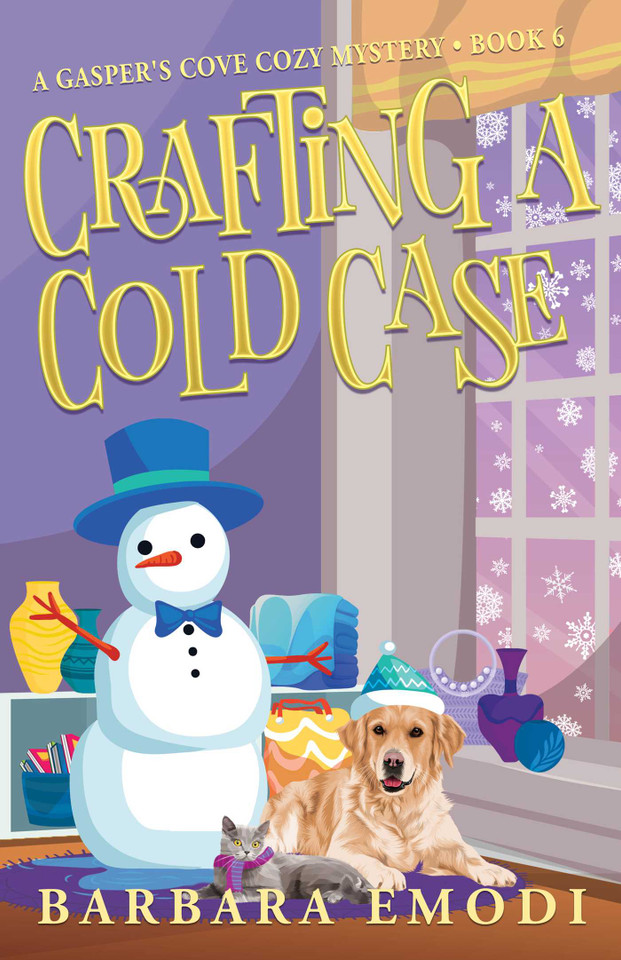 Crafting a Cold Case: A Gasper's Cove Cozy Mystery, Book 6 (Gasper's Cove Myster) book cover by Barbara Emodi