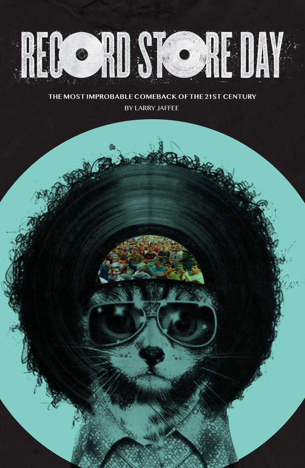Record Store Day book cover by Larry Jaffee