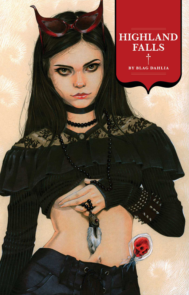 Highland Falls book cover by Blag  Dahlia