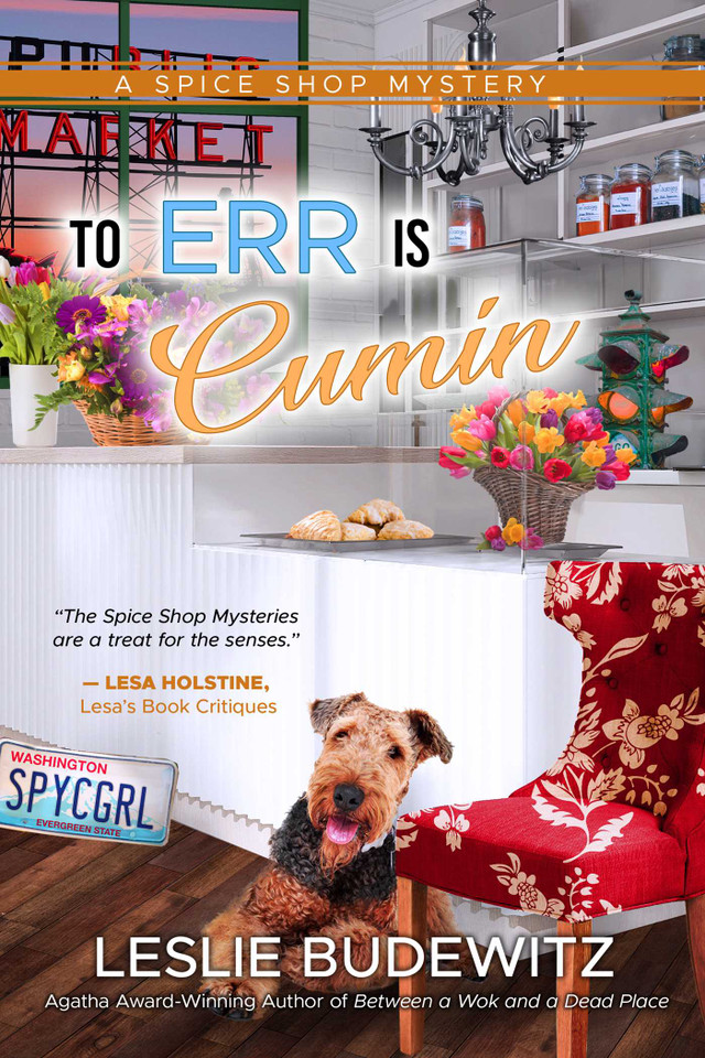 To Err is Cumin (A Spice Shop Mystery) book cover by Leslie Budewitz