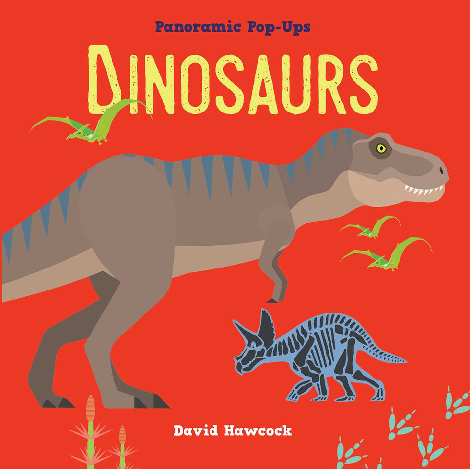 Panoramic Pop-Ups: Dinosaurs (Panoramic Pop-Ups) book cover by David Hawcock
