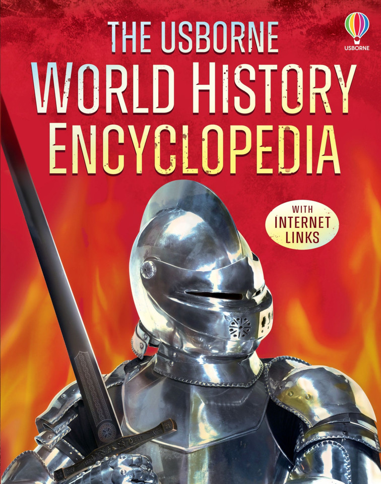 World History Encyclopedia (Usborne Encyclopedias) book cover by Fiona Chandler