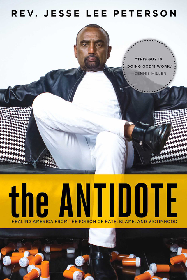 The Antidote: Healing America From the Poison of Hate, Blame, and Victimhood book cover by Jesse Lee Peterson
