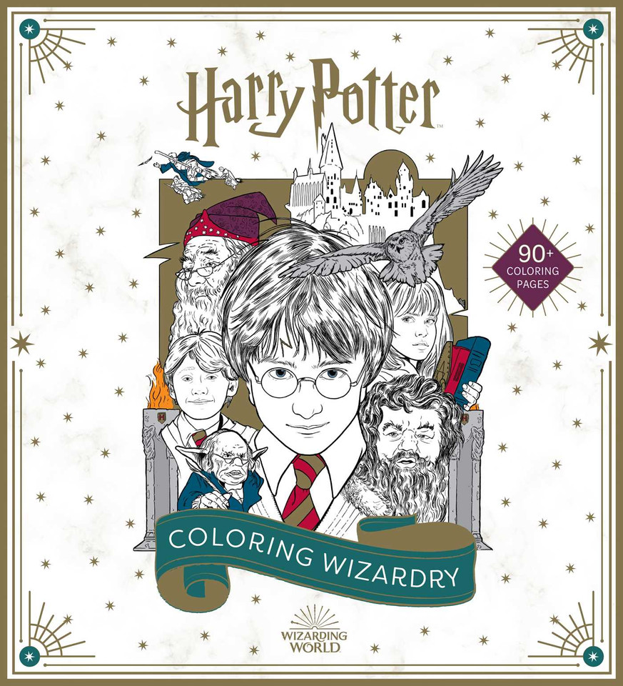 Harry Potter: Coloring Wizardry (Harry Potter) book cover by Insight Editions