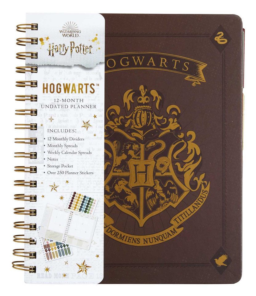 Harry Potter: Hogwarts 12-Month Undated Planner: (Harry Potter School Planner School, Harry Potter Gift, Harry Potter Stationery, Undated Planner) (Harry Potter) book cover by Insights