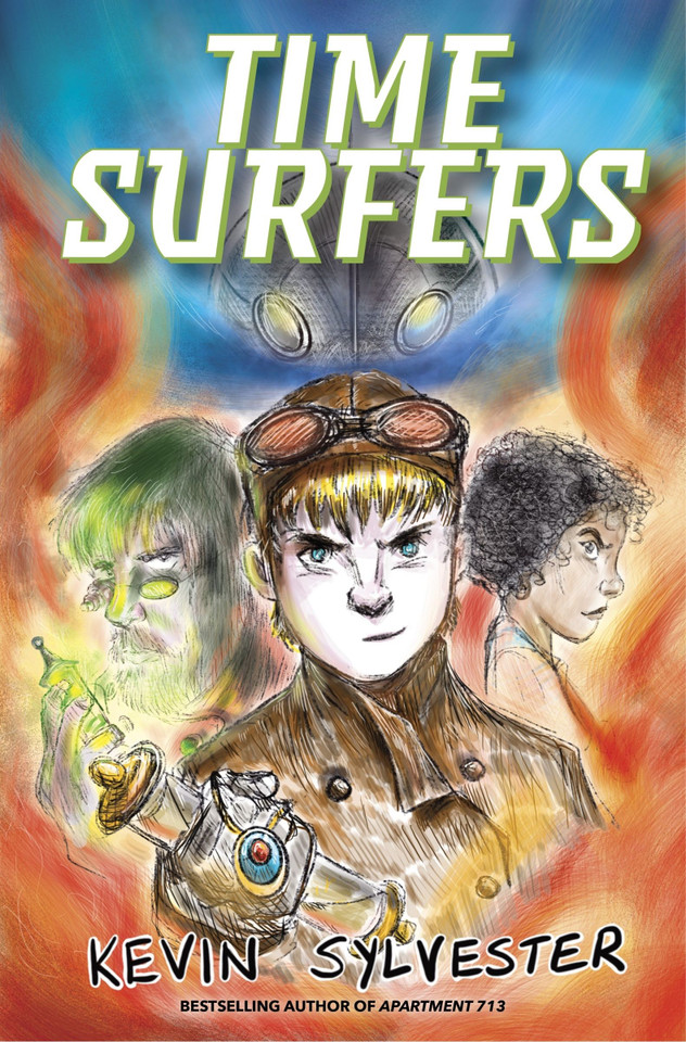 Time Surfers book cover by Kevin Sylvester