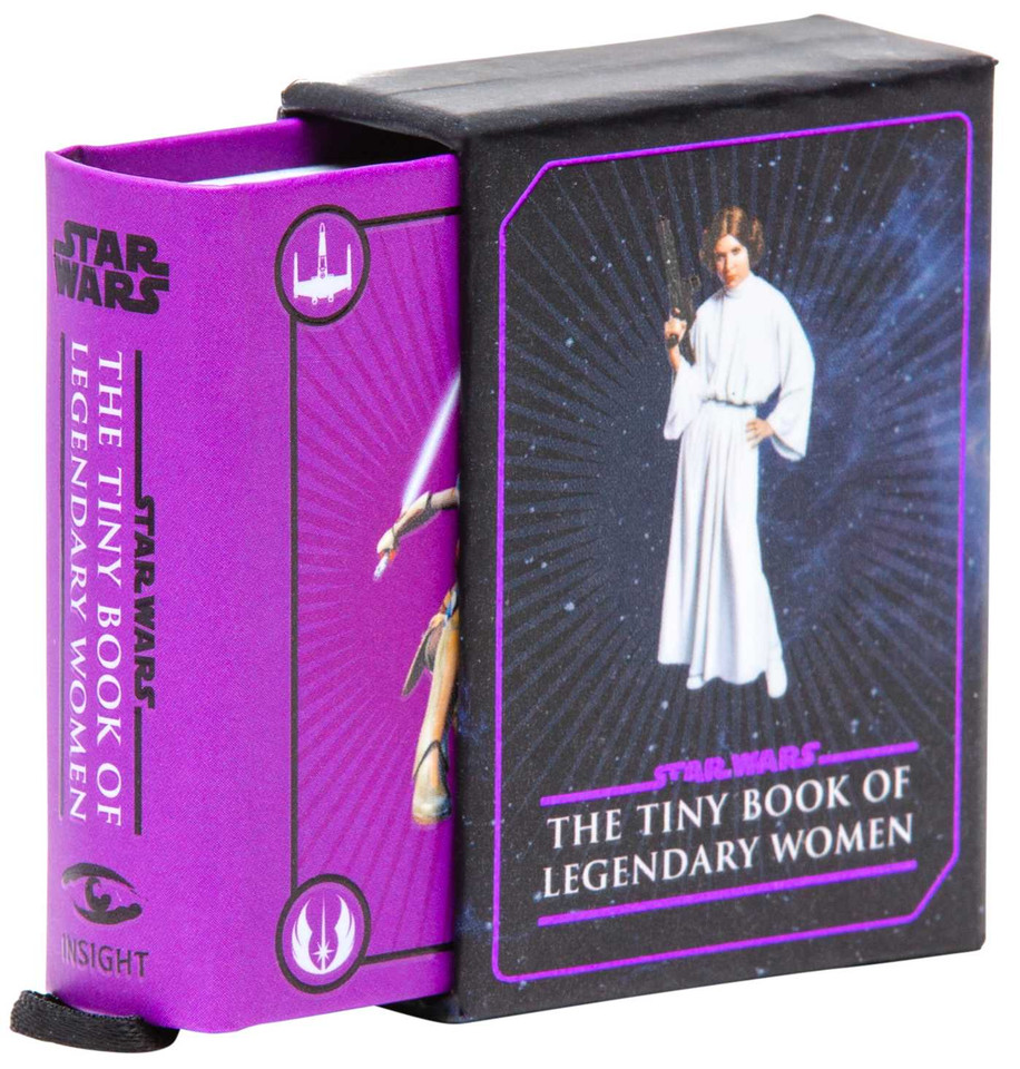 Star Wars: The Tiny Book of Legendary Women (Geeky Gifts for Women) (Tiny Book) book cover by Insight Editions
