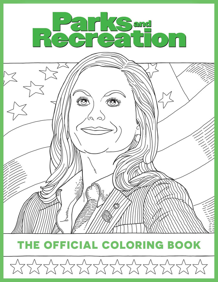 Parks and Recreation: The Official Coloring Book: (Coloring Books for Adults, Official Parks and Rec Merchandise) book cover by Insight Editions