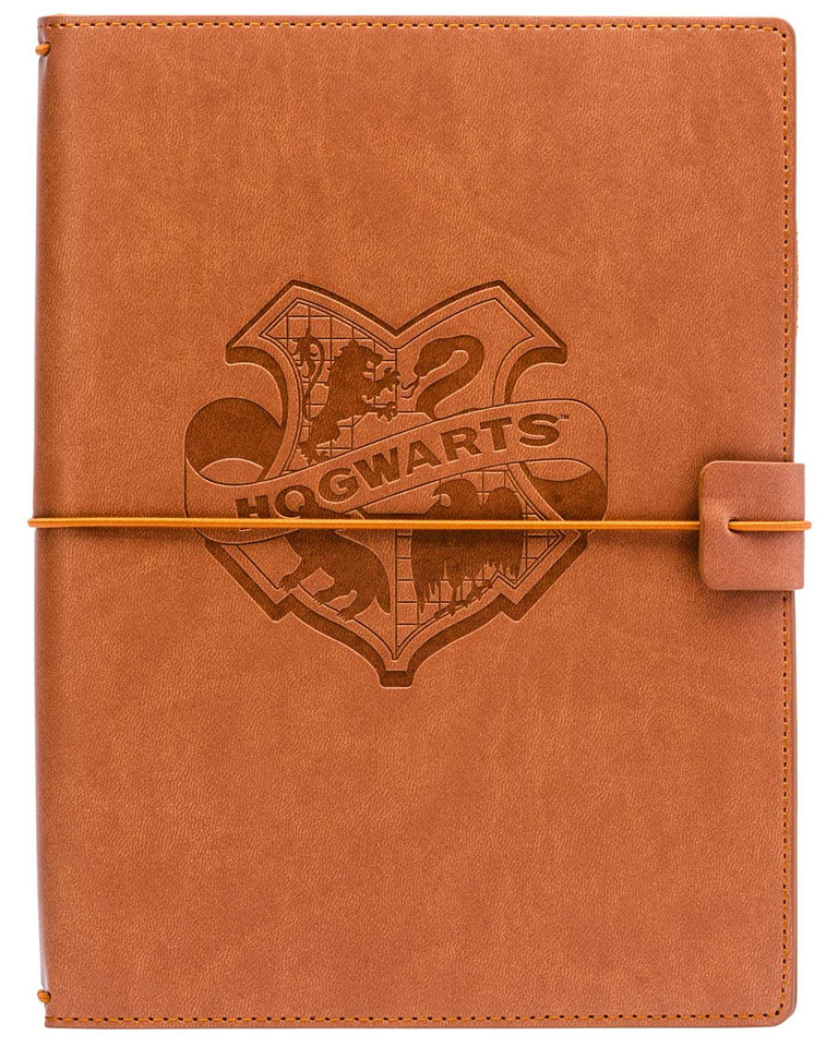 Harry Potter: Welcome To Hogwarts Traveler's Notebook Set: (Refillable Notebook) (Harry Potter) book cover by Insights