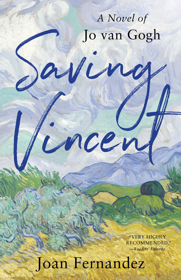 Saving Vincent: A Novel of Jo van Gogh book cover by Joan Fernandez