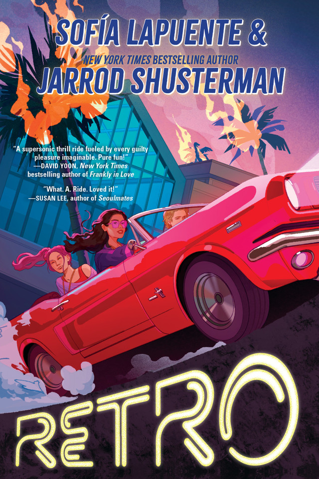 Retro book cover by Sofía Lapuente, Jarrod Shusterman
