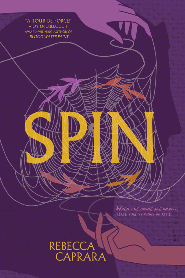 Spin book cover by Rebecca Caprara