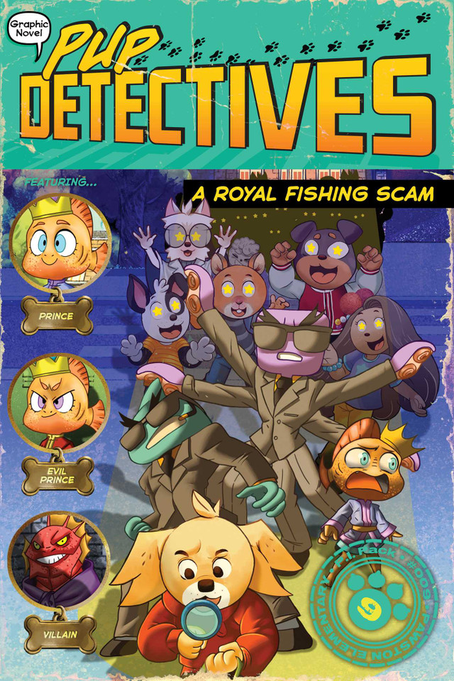 A Royal Fishing Scam (Pup Detectives) book cover by Felix Gumpaw