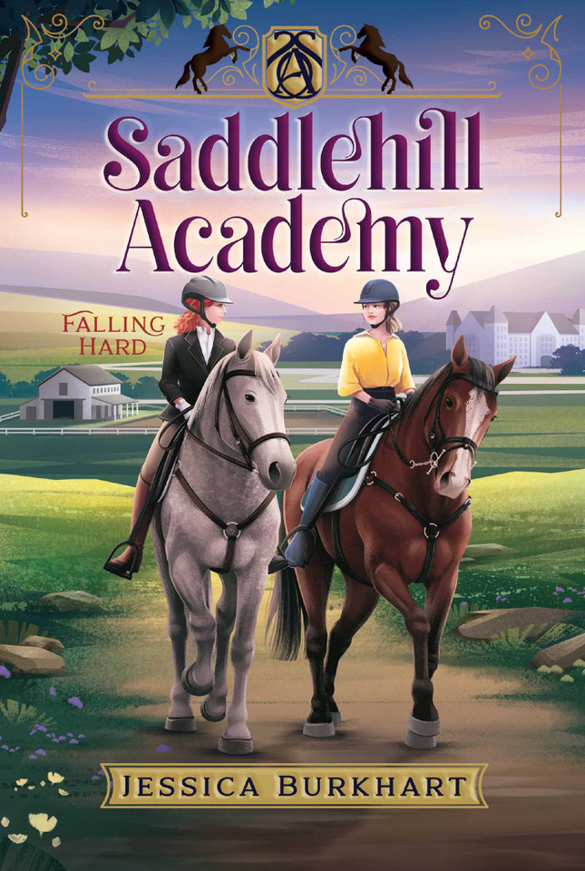 Falling Hard (Saddlehill Academy) book cover by Jessica Burkhart