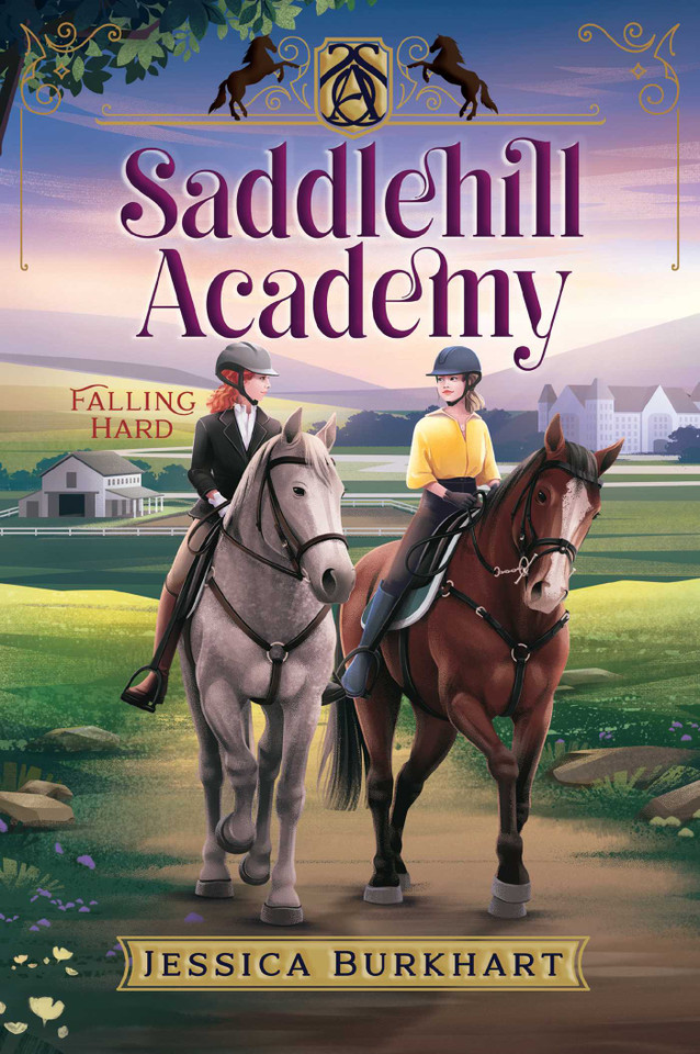 Falling Hard (Saddlehill Academy) book cover by Jessica Burkhart