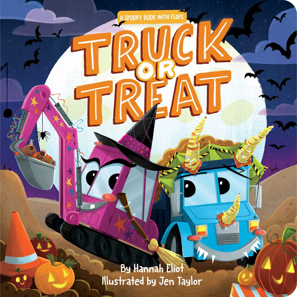 Truck or Treat: A Spooky Book with Flaps book cover by Hannah Eliot