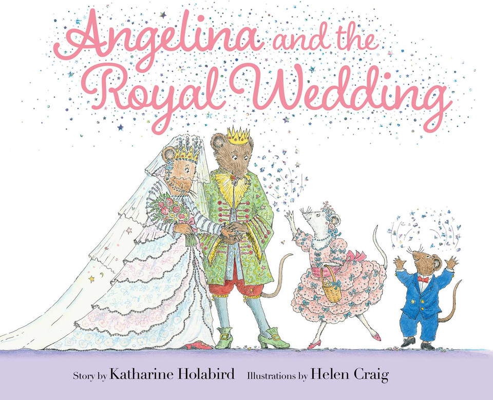 Angelina and the Royal Wedding (Angelina Ballerina) book cover by Katharine Holabird