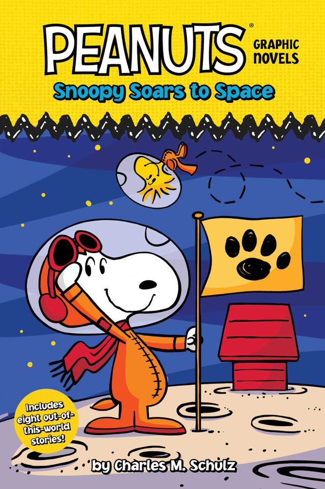 Snoopy Soars to Space: Peanuts Graphic Novels (Peanuts) book cover by Charles  M. Schulz