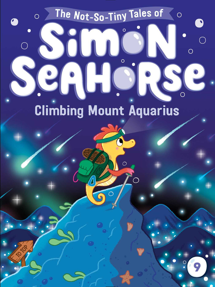 Climbing Mount Aquarius (The Not-So-Tiny Tales of Simon Seahorse) book cover by Cora Reef
