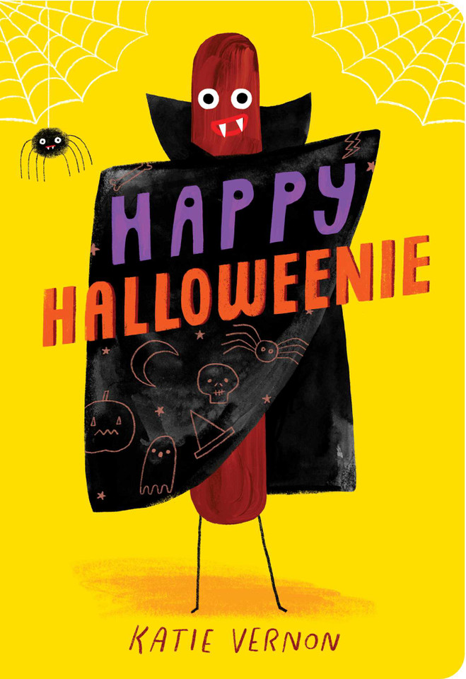 Happy Halloweenie (Weenie Books) book cover by Katie Vernon