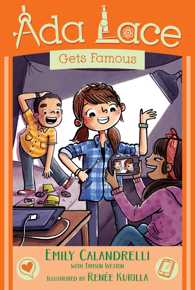 Ada Lace Gets Famous (An Ada Lace Adventure) book cover by Emily Calandrelli