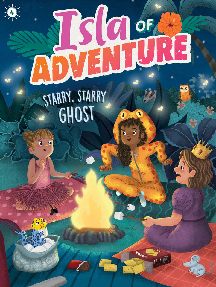 Starry, Starry Ghost (Isla of Adventure) book cover by Dela Costa
