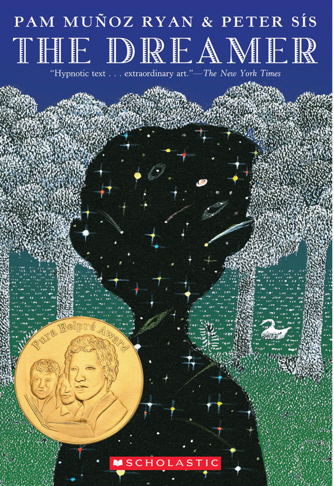 The Dreamer book cover by Pam Muñoz Ryan