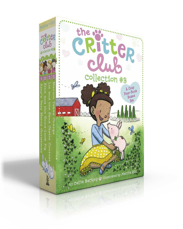 The Critter Club Collection #3 (Boxed Set): Amy's Very Merry Christmas; Ellie and the Good-Luck Pig; Liz and the Sand Castle Contest; Marion Takes Charge (The Critter Club) book cover by Callie Barkley