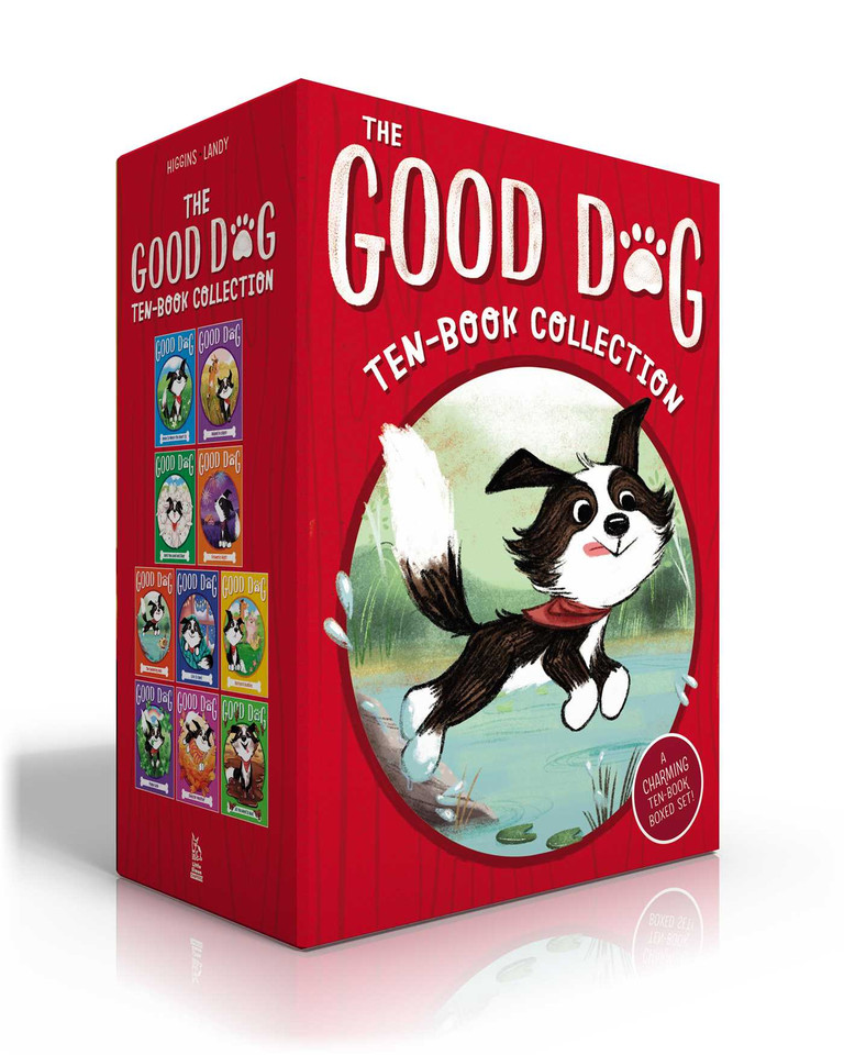 The Good Dog Ten-Book Collection (Boxed Set): Home Is Where the Heart Is; Raised in a Barn; Herd You Loud and Clear; Fireworks Night; The Swimming Hole; Life Is Good; Barnyard Buddies; Puppy Luck; Sweater Weather; All You Need Is Mud book cover by Cam Higgins