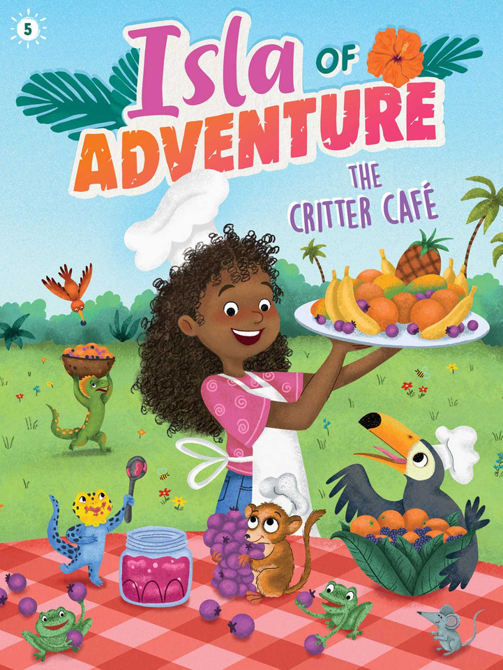 The Critter Café (Isla of Adventure) book cover by Dela Costa
