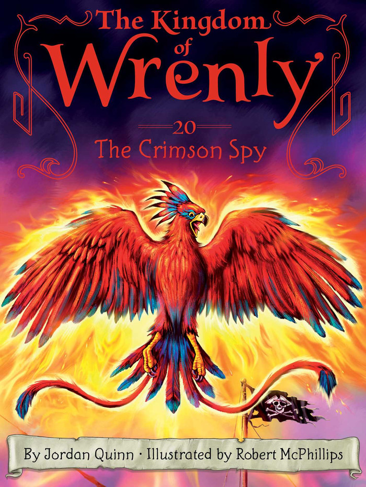 The Crimson Spy (The Kingdom of Wrenly) book cover by Jordan Quinn