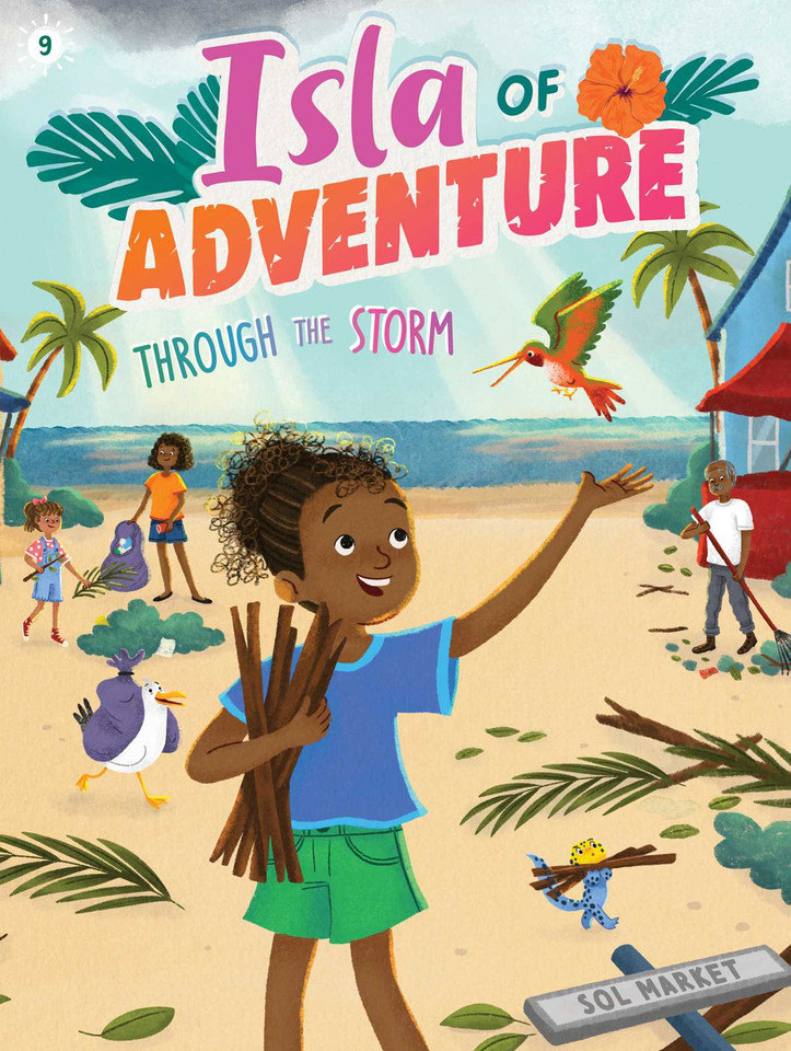 Through the Storm (Isla of Adventure) book cover by Dela Costa