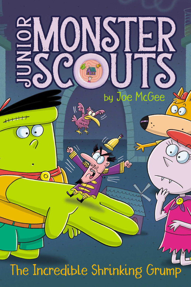 The Incredible Shrinking Grump (Junior Monster Scouts) book cover by Joe McGee
