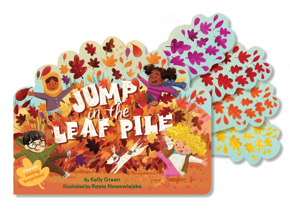 Jump in the Leaf Pile book cover by Kelly Green