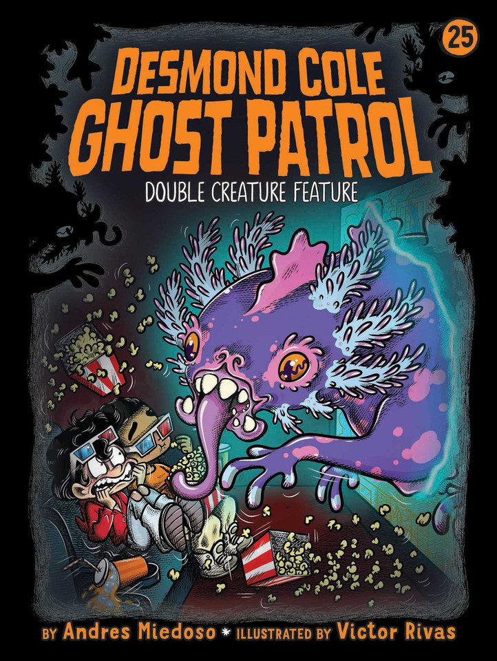 Double Creature Feature (Desmond Cole Ghost Patrol) book cover by Andres Miedoso