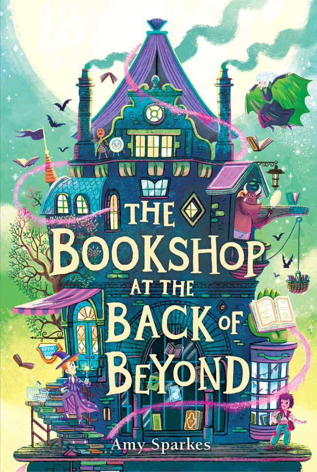 The Bookshop at the Back of Beyond (The House at the Edge of Magic) book cover by Amy Sparkes