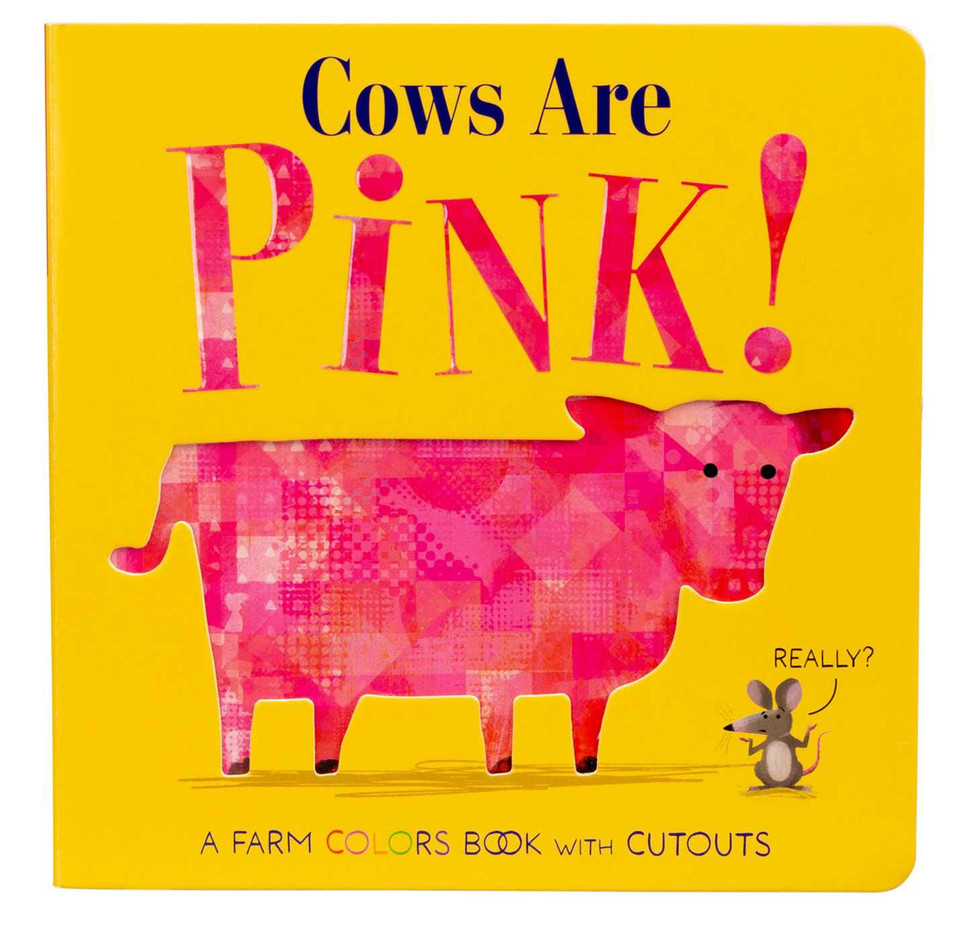 Cows Are Pink! book cover by Becky Davies