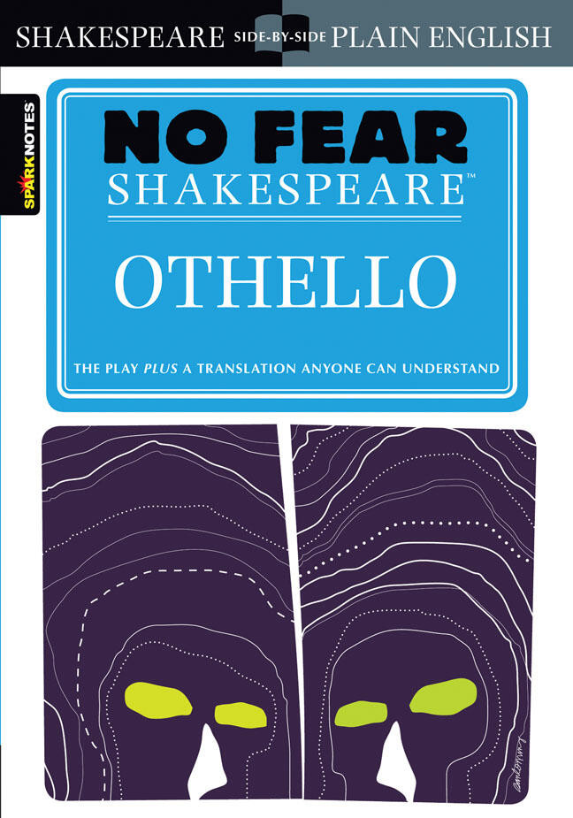 Othello: No Fear Shakespeare Side-by-Side Plain English (No Fear Shakespeare) book cover by William Shakespeare, SparkNotes