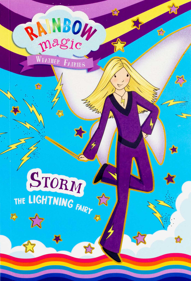 Rainbow Magic Weather Fairies #6: Storm the Lightning Fairy (Rainbow Magic) book cover by Daisy Meadows