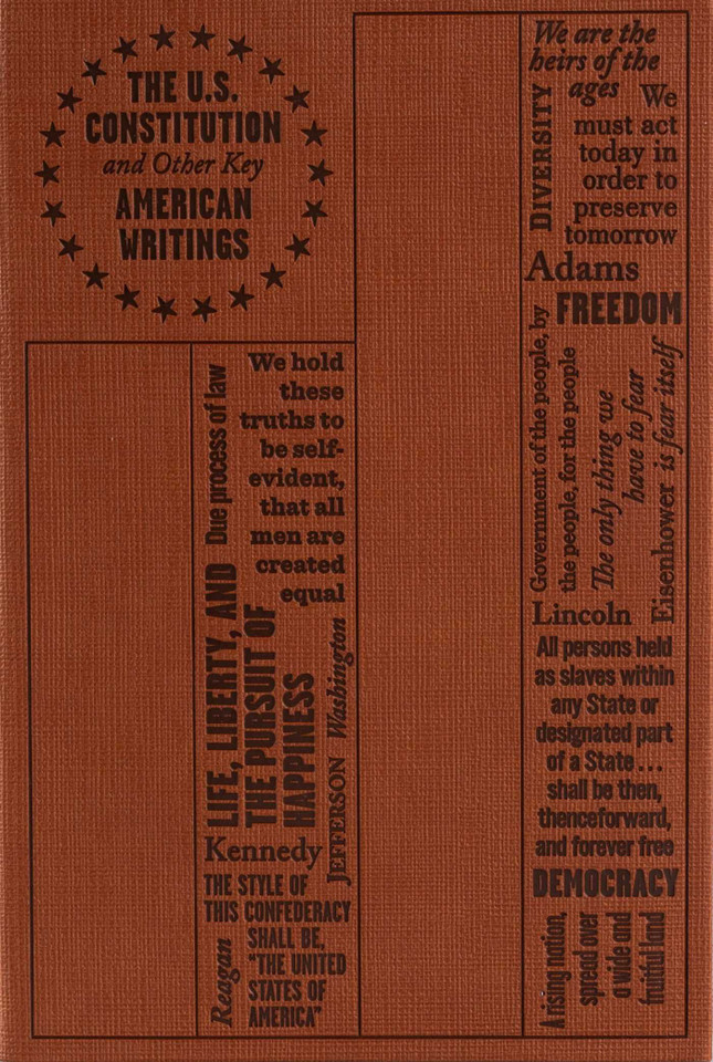 U.S. Constitution and Other Key American Writings (Word Cloud Classics) book cover by Founding Fathers