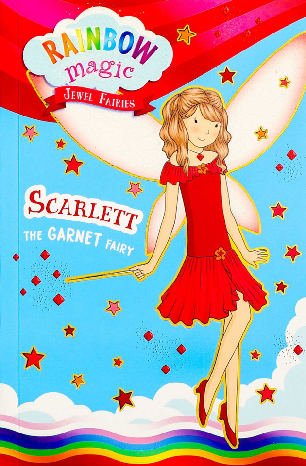 Rainbow Magic Jewel Fairies #2: Scarlett the Garnet Fairy (Rainbow Magic) book cover by Daisy Meadows
