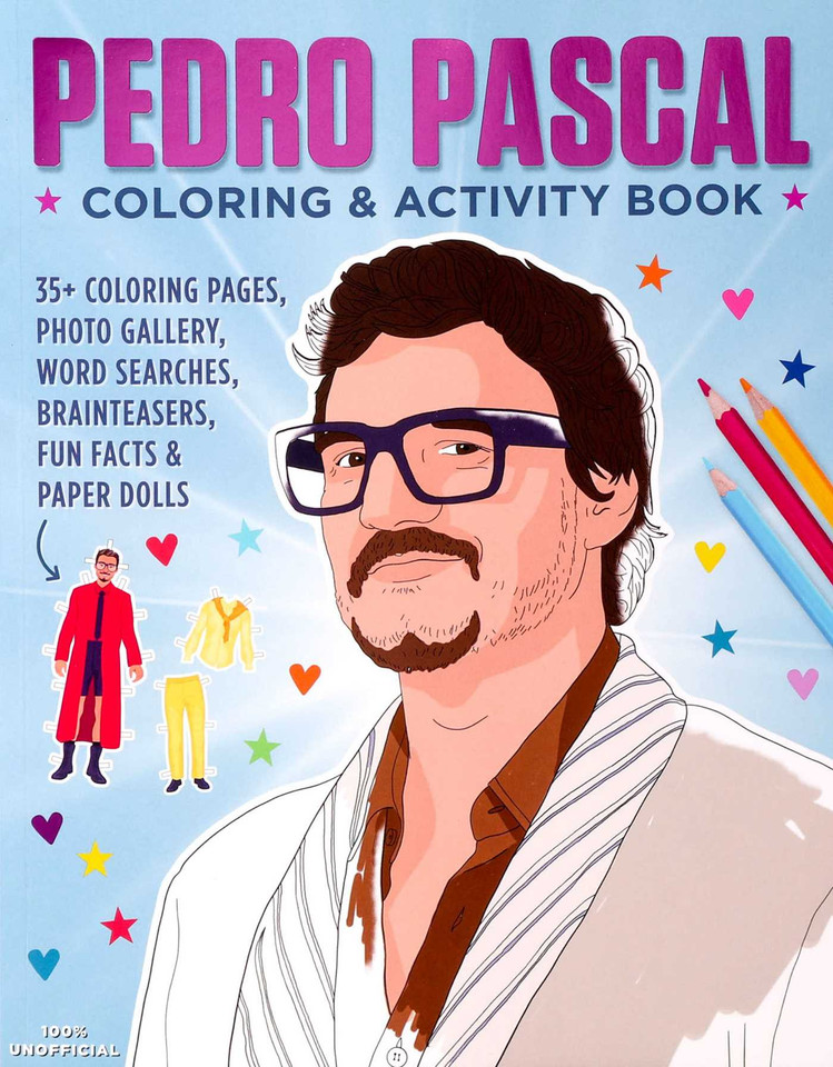 Pedro Pascal Coloring & Activity Book (Pop Culture Color & Activity) book cover by Editors of Thunder Bay Press