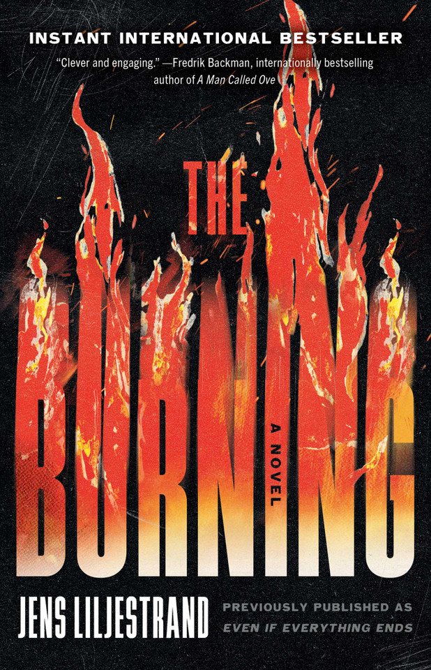 The Burning book cover by Jens Liljestrand