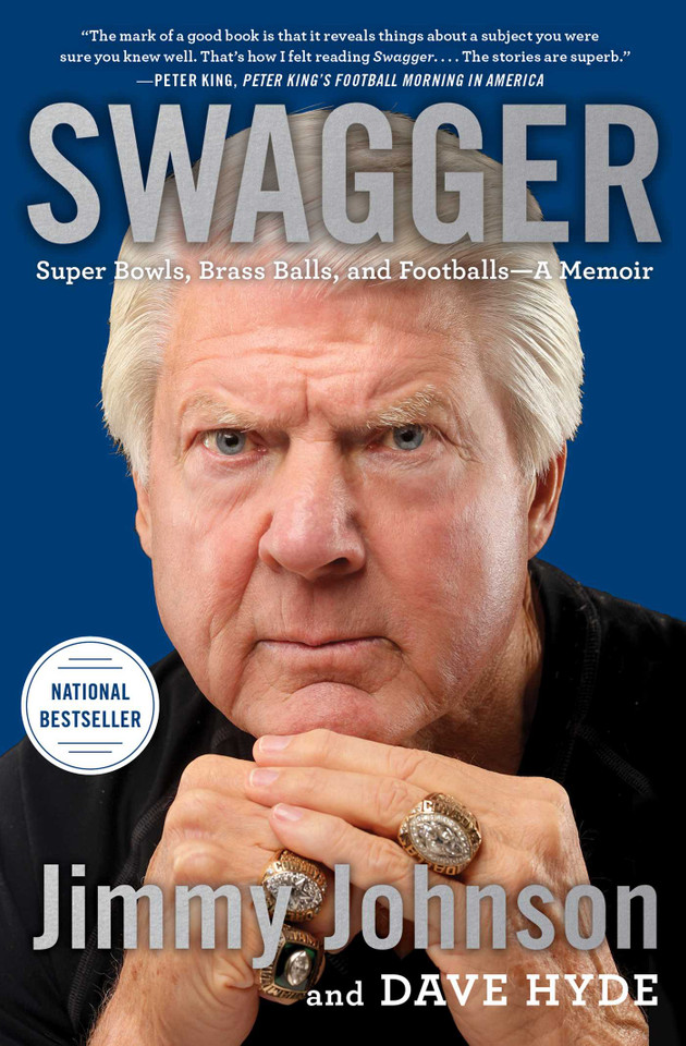 Swagger: Super Bowls, Brass Balls, and Footballs—A Memoir book cover by Jimmy Johnson, Dave Hyde